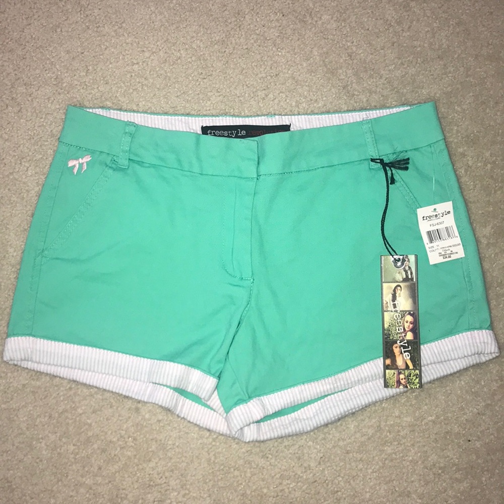 Mint Green Freestyle Revolution Shorts